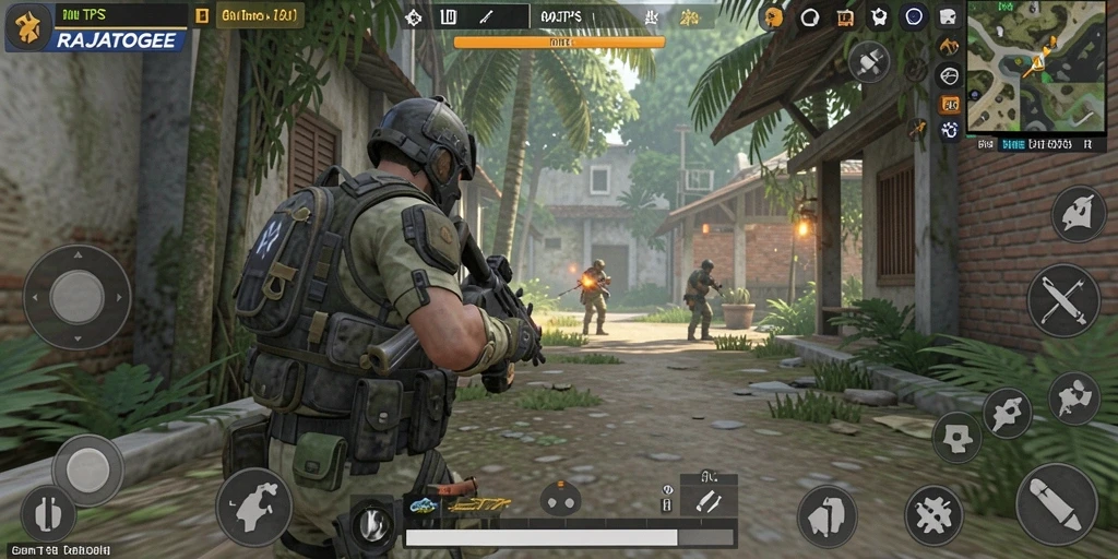 Screenshot utama RAJATOGEL menampilkan aksi seru dan karakter yang beragam.